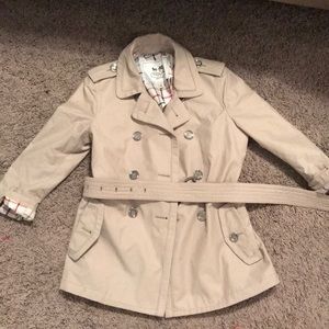 Coach short waist length trench coat